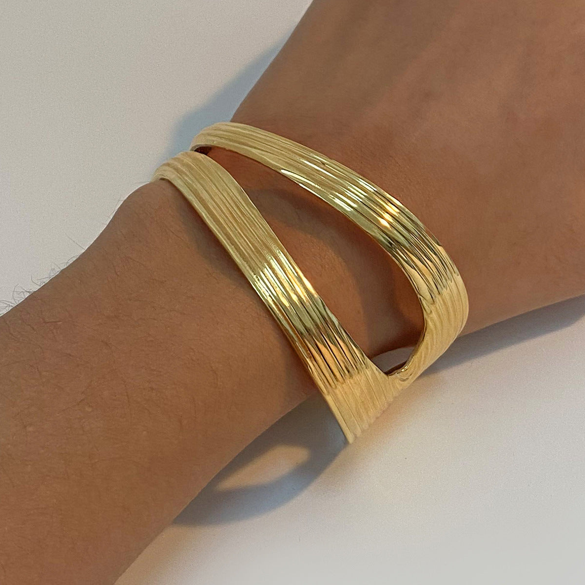 Sculpted Wave Cuff