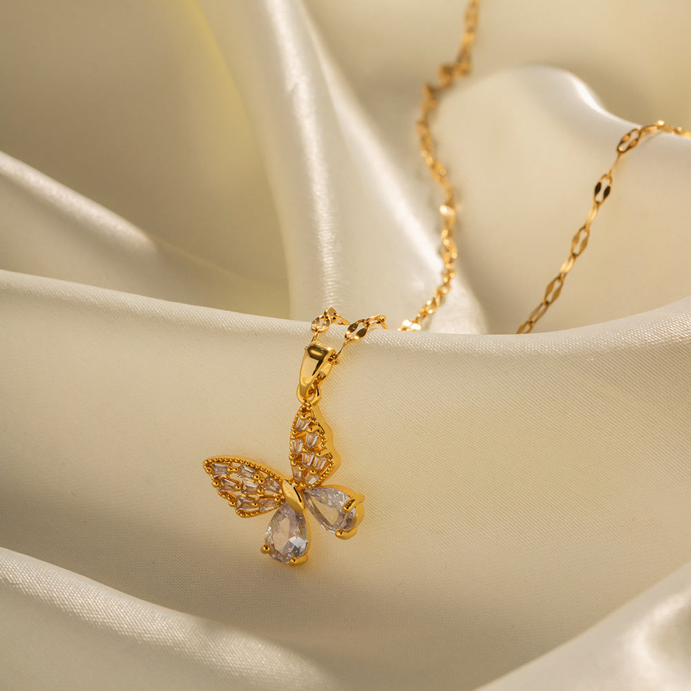 Golden Flutter Necklace