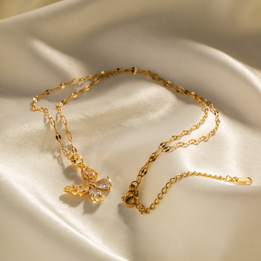 Golden Flutter Necklace