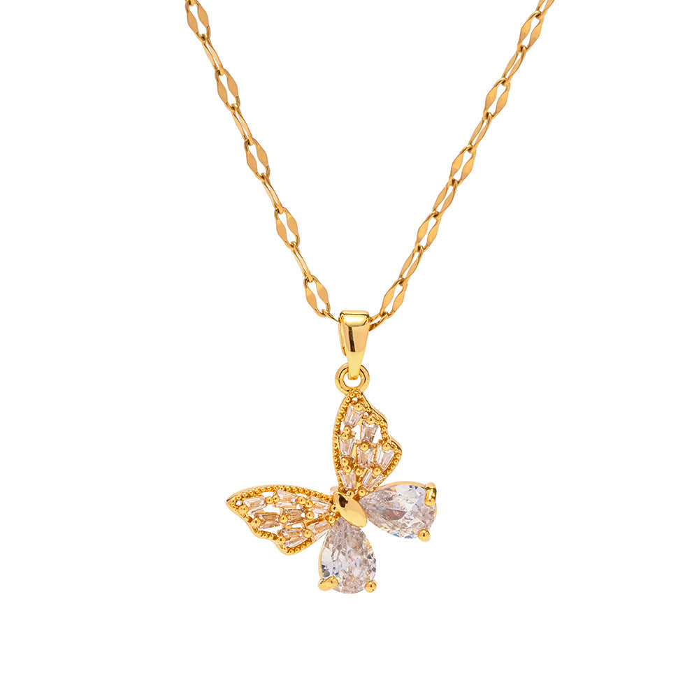 Golden Flutter Necklace