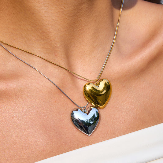 Bold Heart Necklace
