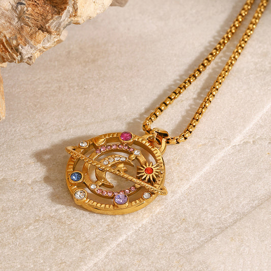 Stellar Orbit Necklace