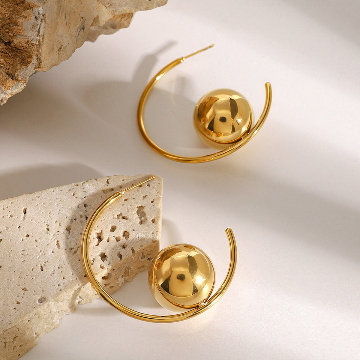Luxe Orbit Hoops