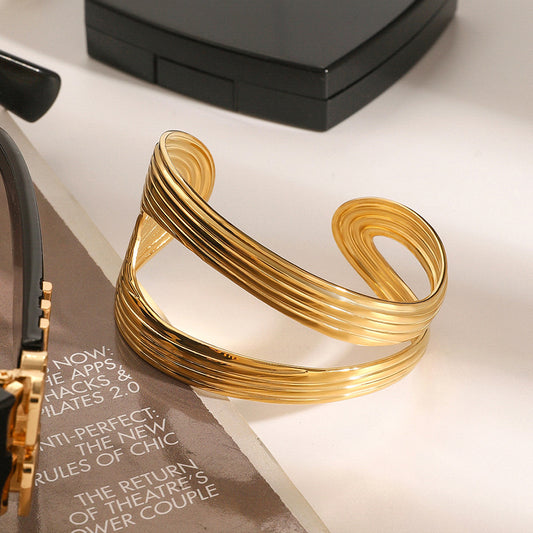 Sculpted Wave Cuff