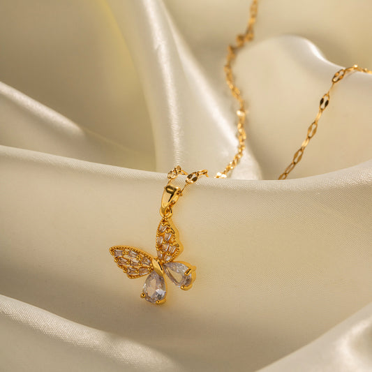 Golden Flutter Necklace