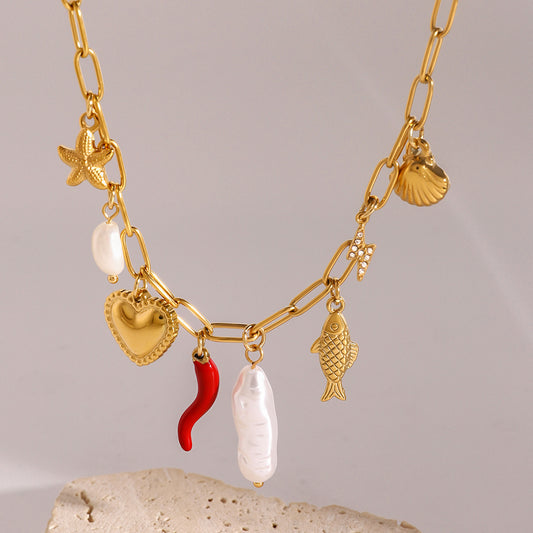 Coastal Charms Necklace